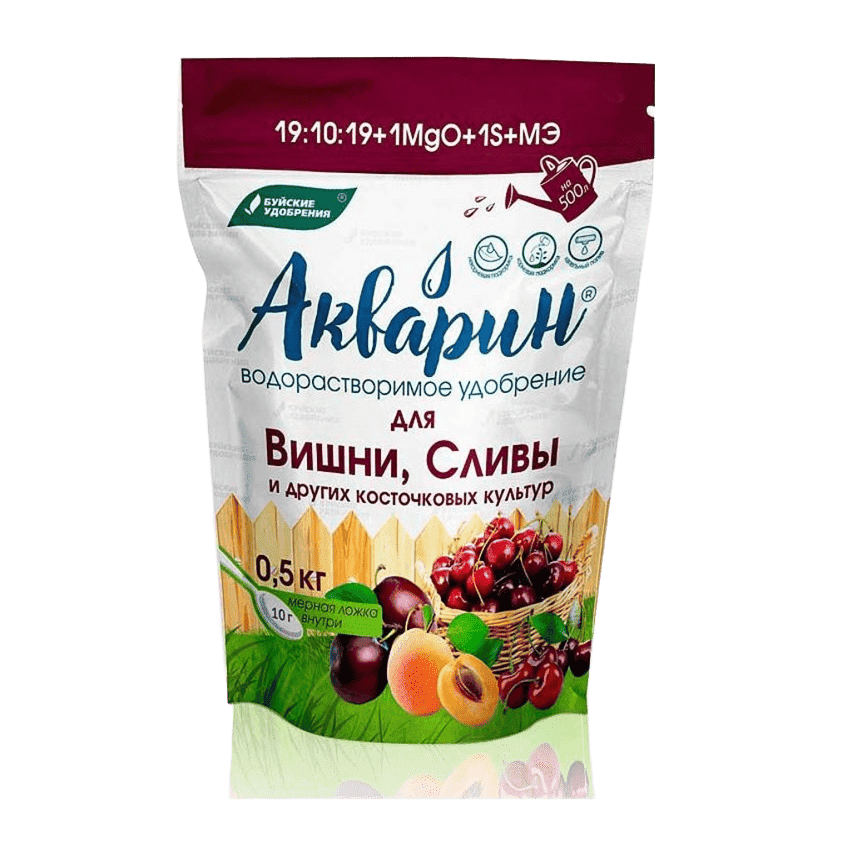 Акварин для вишни, сливы и других косточковых 19-10-19 0,5 кг