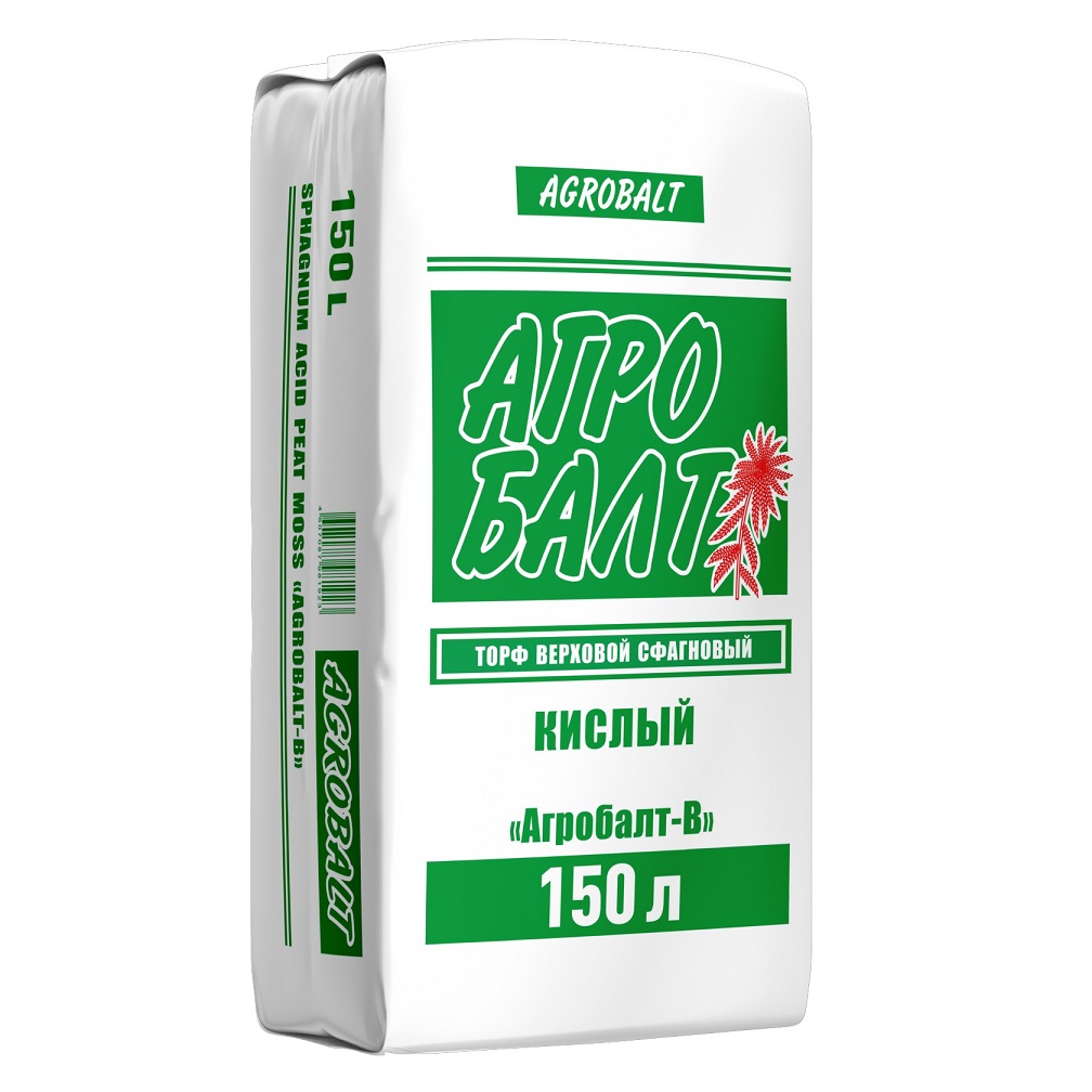 Агробалт В кислый торф рН = 3,0-4,2 150 л