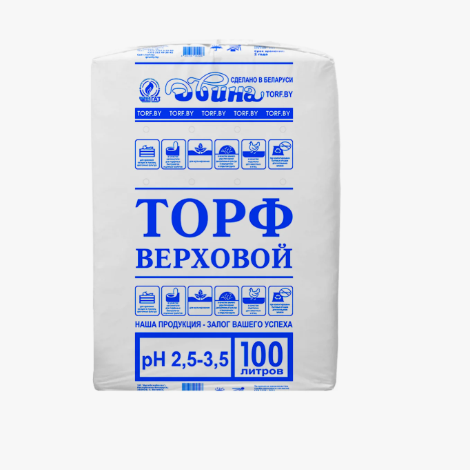 Торф кислый  "Двина" 100 л